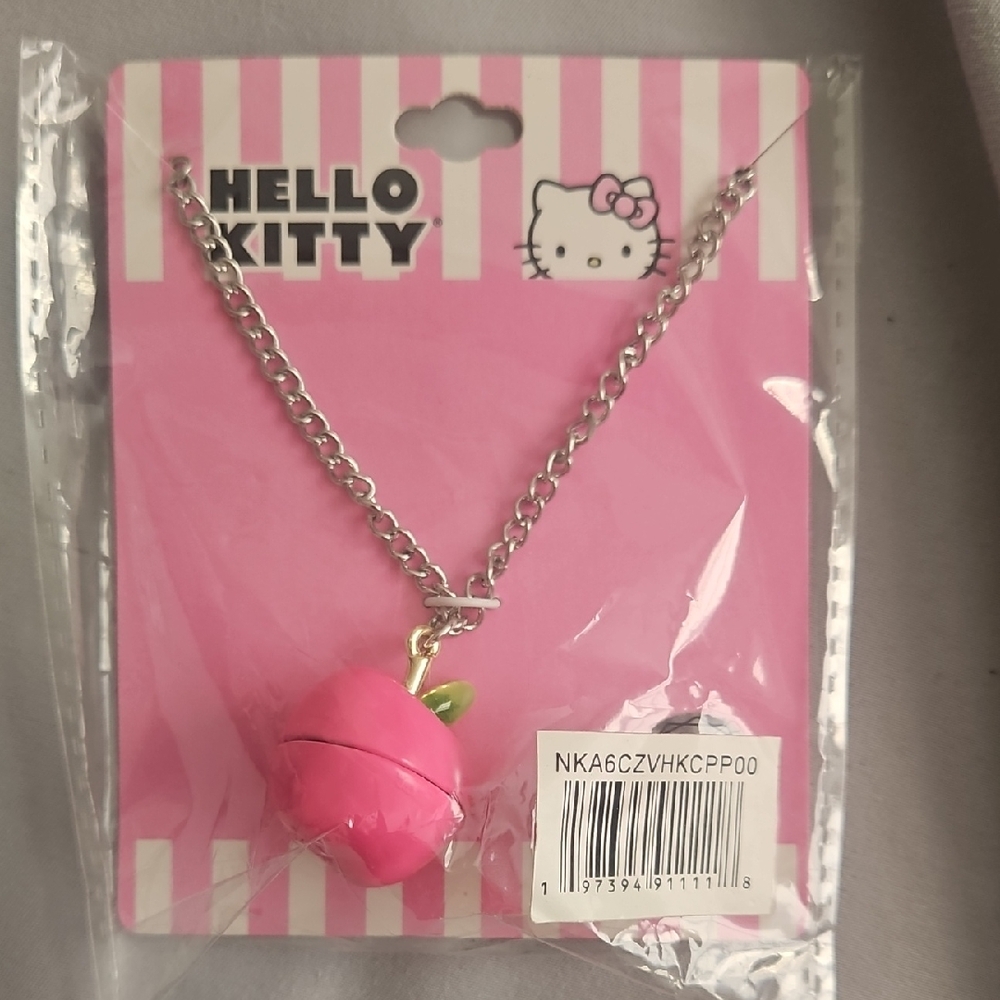 Hello Kitty Pink Rose Necklace